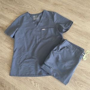 Space Navy Figs Scrubs